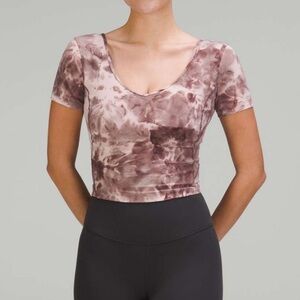 Lululemon Align T-Shirt
Diamond Dye Mink Bery Lunar Rock Shadow Grey